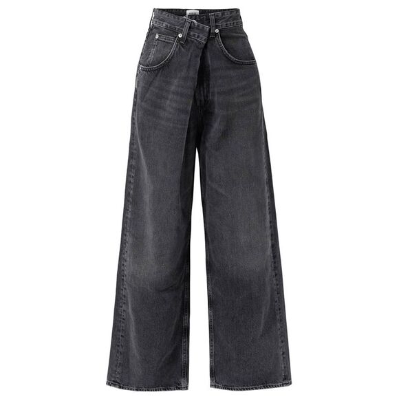 Agolde Womens Vana Fold Wide Leg Jeans 24 Arcane - NWT $288 - Picture 8 of 8